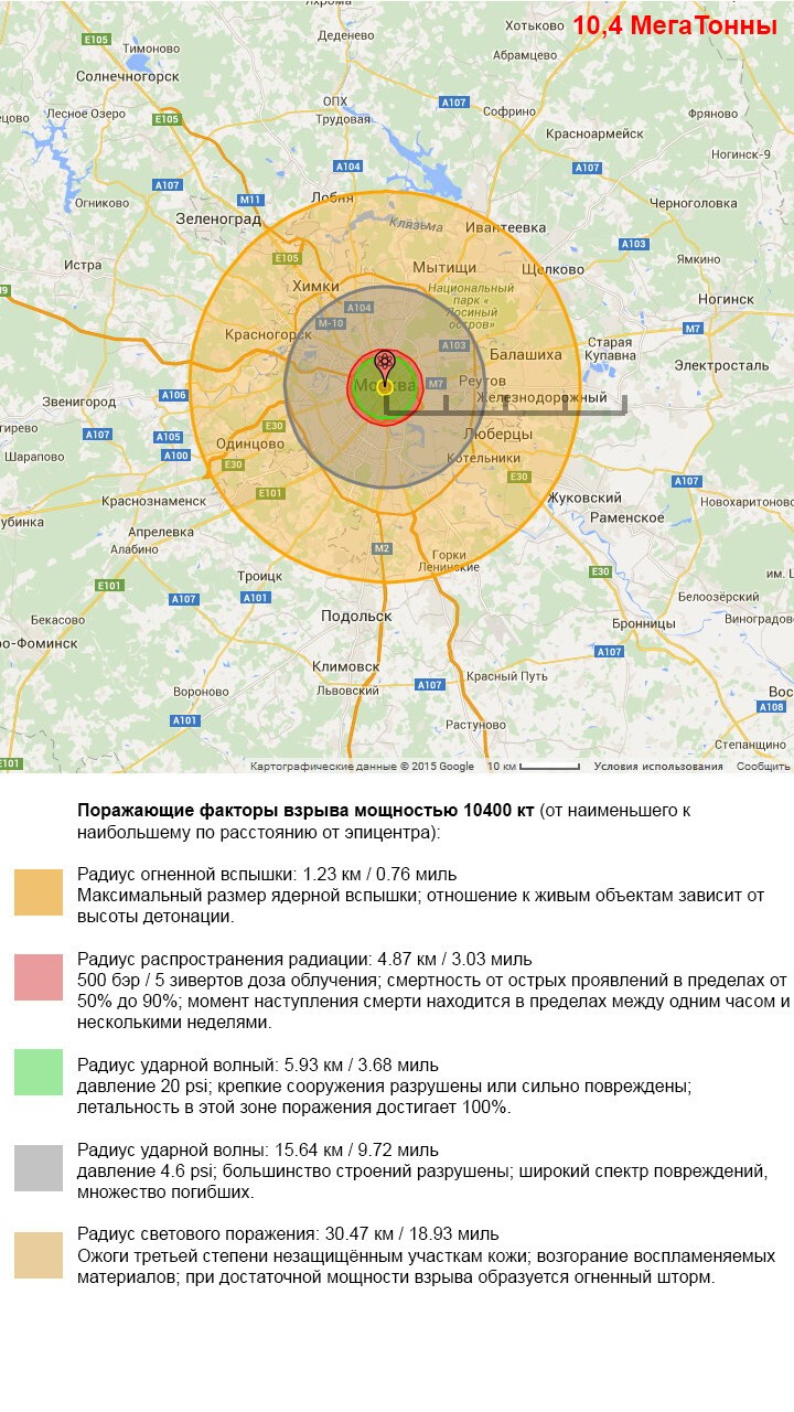 В США (вчера) рассекретили данные о планах ядерных ударов по населению СССР
