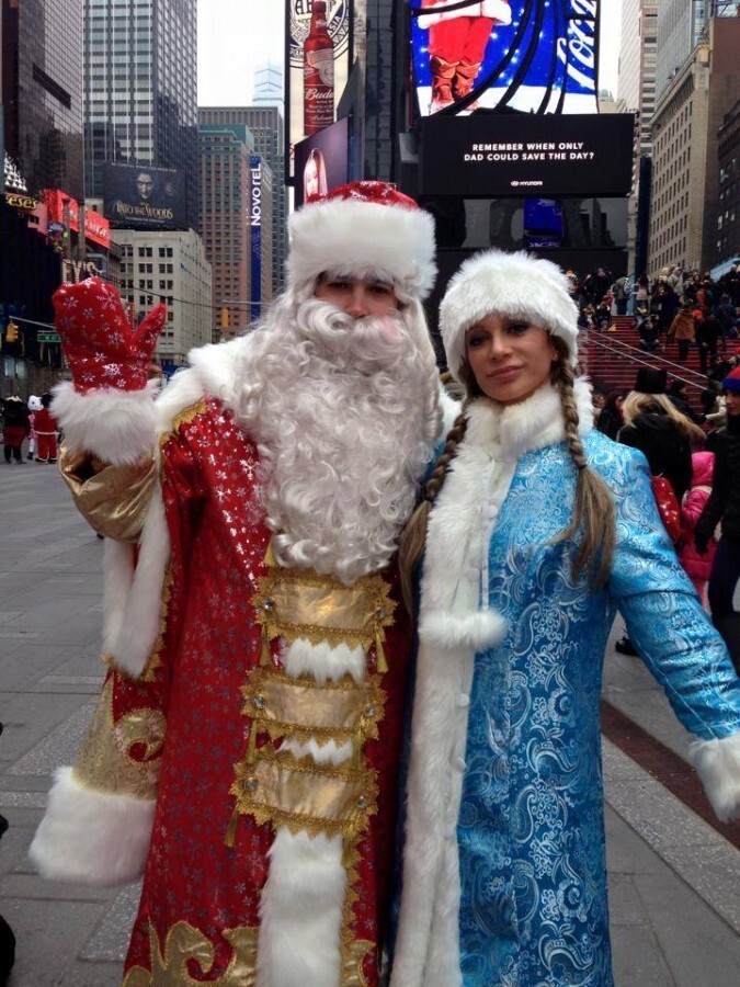 Нашествие Дедов Морозов на Нью-Йорк