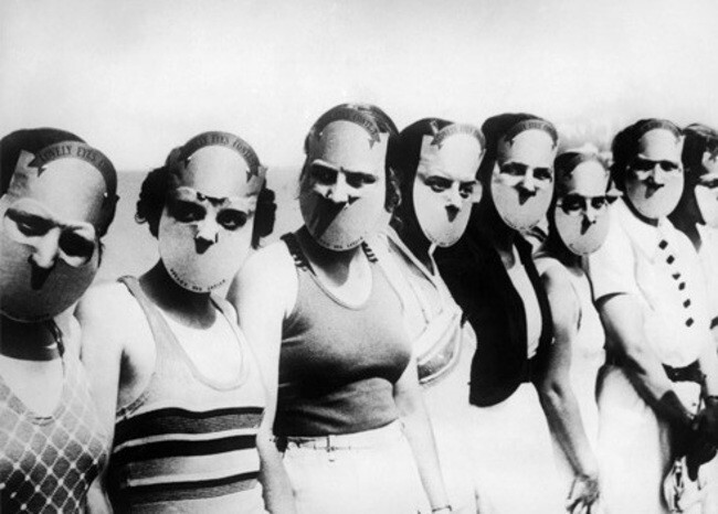 Участницы конкурса “Мисс прекрасные глаза”, Флорида, 1930