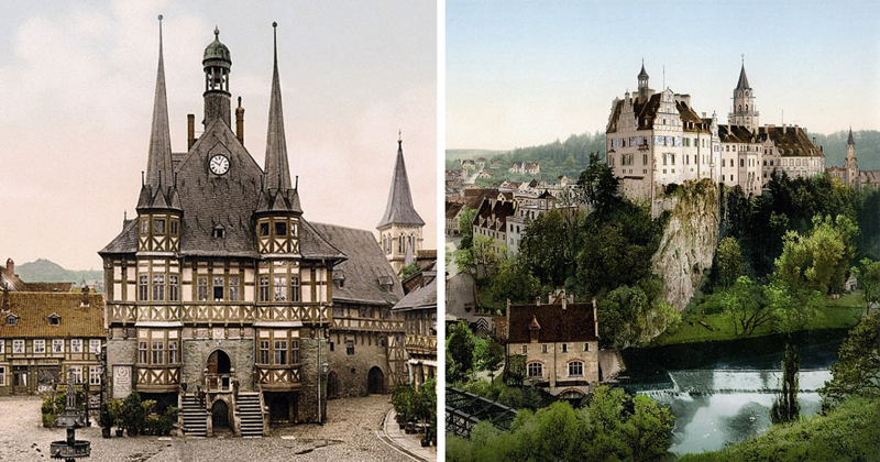 Редкие цветные фотографии раскрывают, как выглядела Германия в 1900-х, до Первой мировой войны