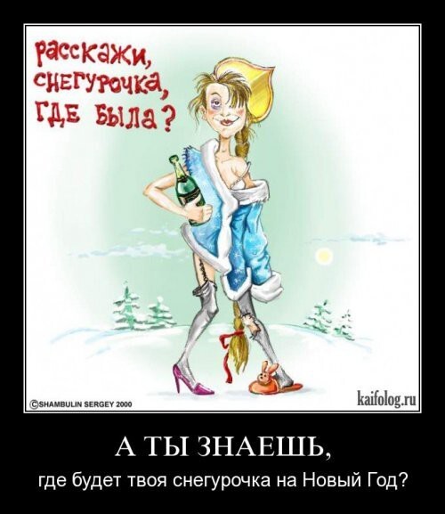 Демотиваторы новогодние