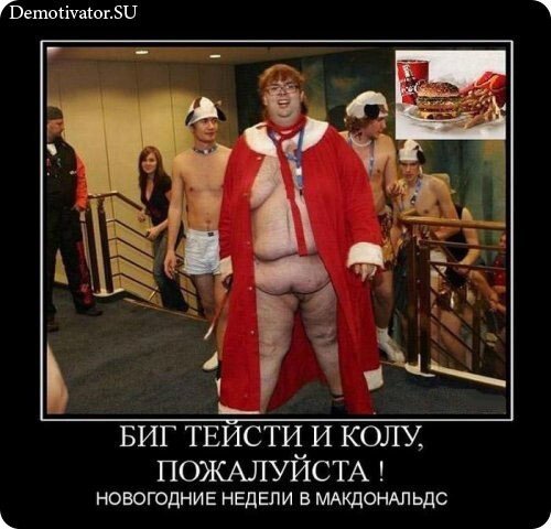 Демотиваторы новогодние