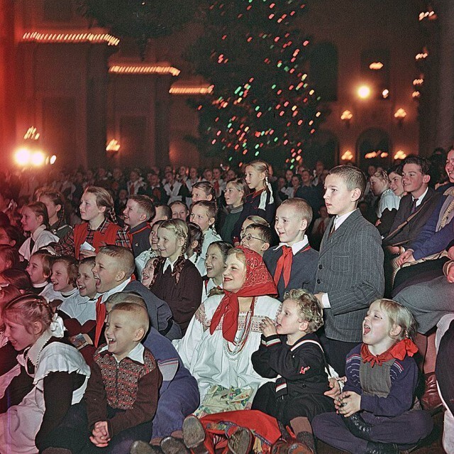 «Весёлый концерт». Фото: С. Раскин. 1956 год.