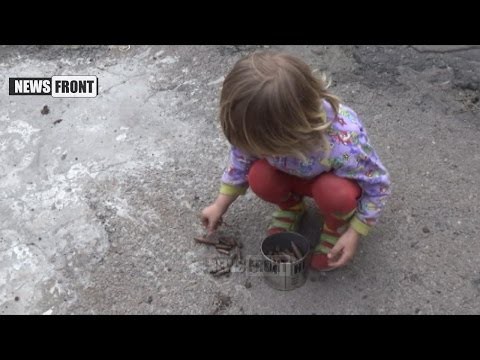 Девочка Рита, живущая на переднем крае Зайцево 