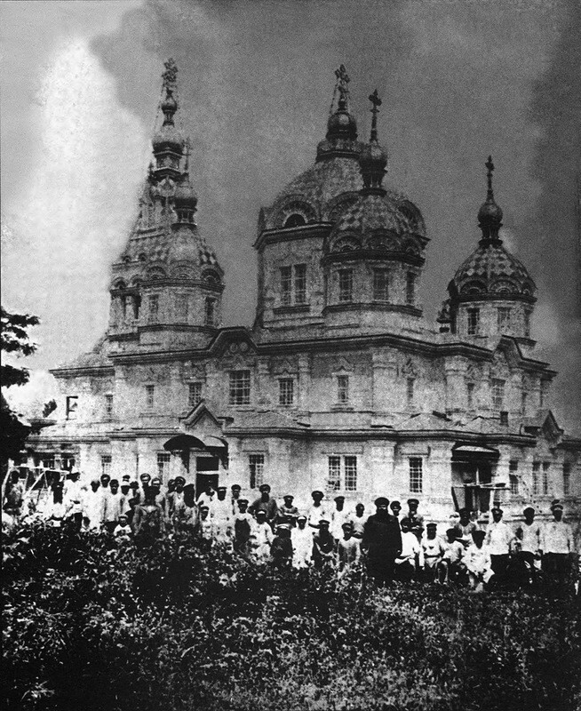 Верный. Кафедральный собор. После снятия лесов. 1907 г.