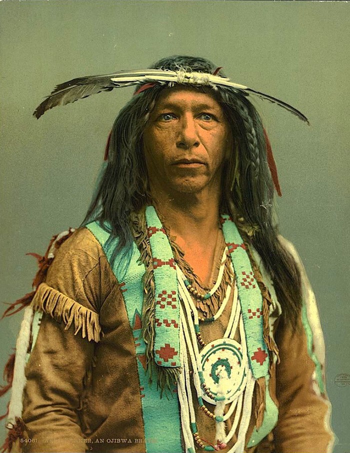 Создатель стрел. Индейский народ оджибве, 1903 г.