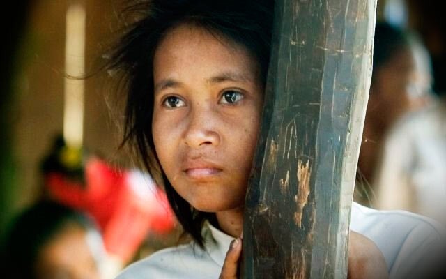 13. Камбоджийская девочка джунглей