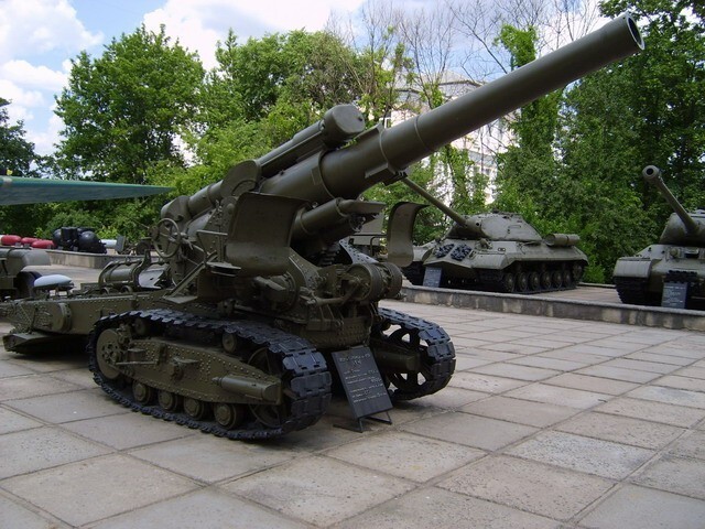 203-мм гаубица большой мощности Б-4