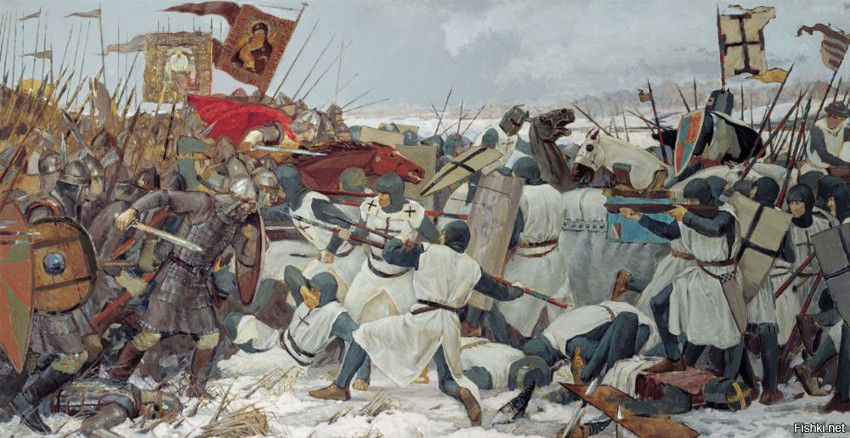 Кстати, сегодня День воинской славы России — Ледовое побоище (1242)
