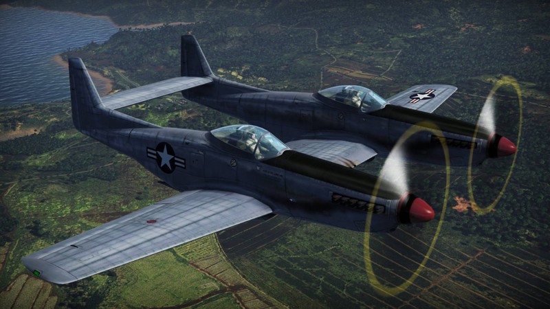 Самолёты необычной конструкции: F-82 Twin Mustang