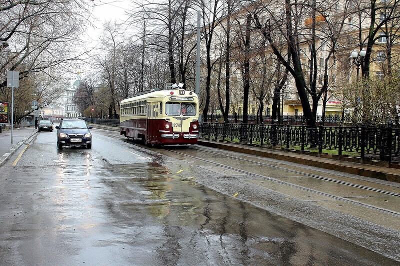 Трамвай МТВ-82 А 1947-1961. В Москве работали с 1947 по 1982 годы.