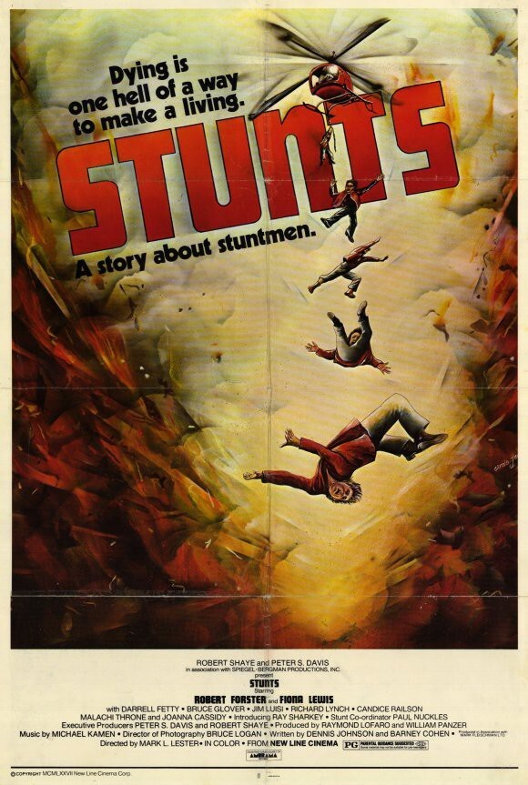 37. «Каскадёры» / Stunts (США, 1977, в СССР - 1979, криминально-приключенческий фильм, реж. Марк Лестер) 41,9 млн