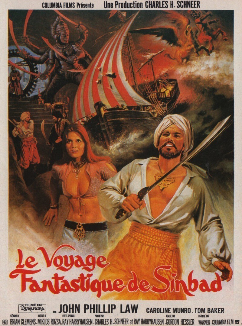 57. «Золотое путешествие Синдбада» The Golden Voyage of Sinbad (США, 1973, реж. Гордон Хесслер) -  37 млн