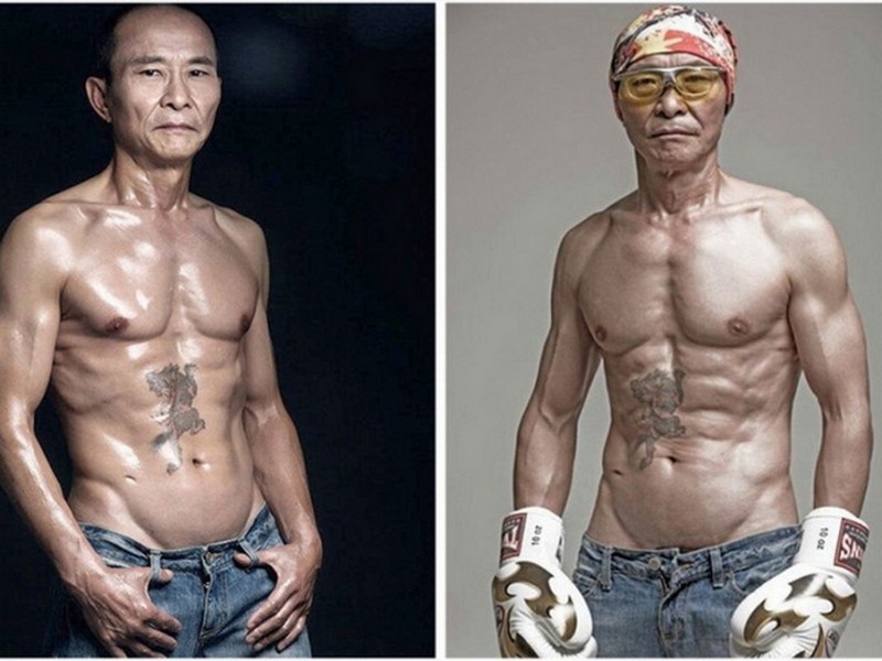61-летний китаец, телу которого позавидует любой юноша!