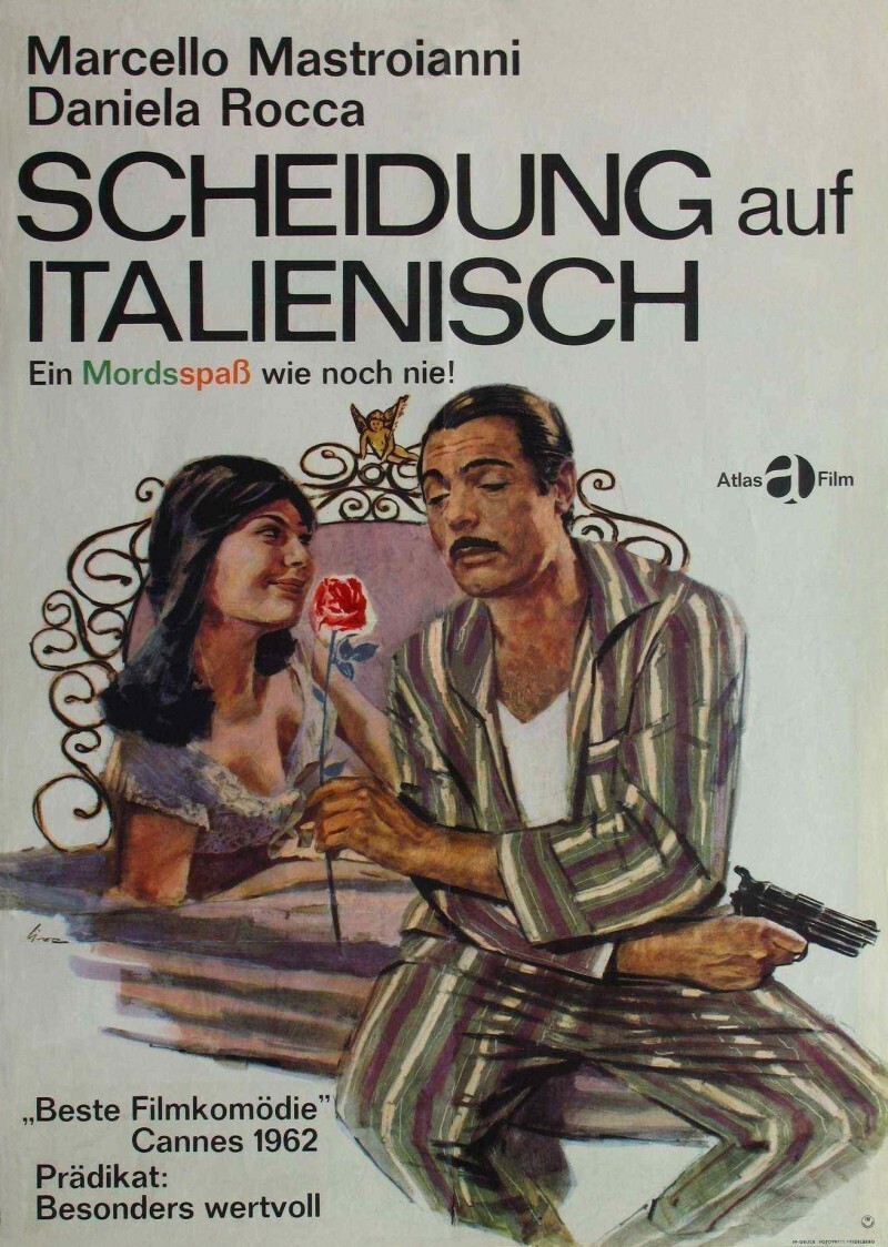 123. «Развод по-итальянски» /  Divorzio all'italiana (Италия. 1961. реж. Пьетро Джерми) 27.8 млн чел