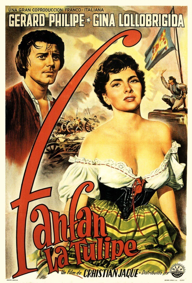 101. «Фанфан-Тюльпан» / Fanfan la Tulipe (Италия, Франция. 1952  реж. Кристиан-Жак) 33 млн чел
