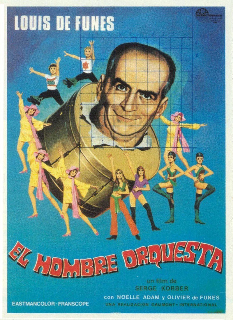104. «Человек-оркестр» / L'homme orchestre (Франция. 1970  реж.	Серж Корбер) 32,7 млн чел
