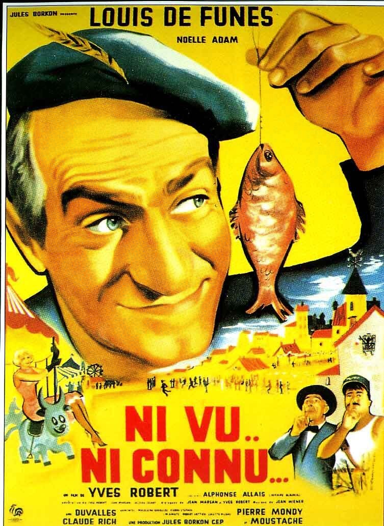 124. «Не пойман – не вор» / Ni vu, ni connu (Франция. 1958. реж. Ив Робер) 27.8 млн чел
