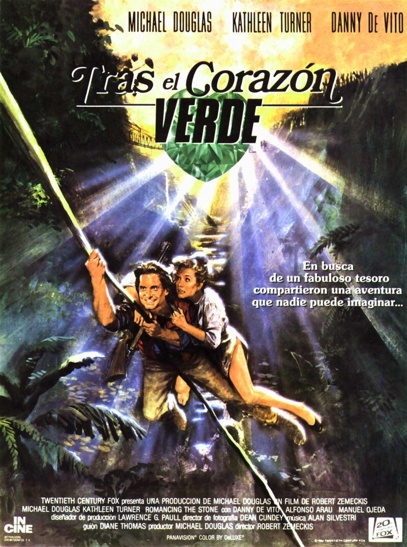 103. «Роман с камнем» /  Romancing the Stone (США, Мексика. 1984  реж. 	Роберт Земекис) 32,7 млн чел