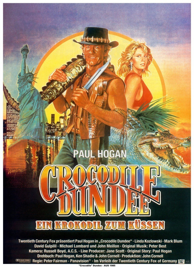 146. «Данди по прозвищу Крокодил»/ Crocodile Dundee (Австралия.1986. реж. Питер Фэймен) 24.8 млн чел.