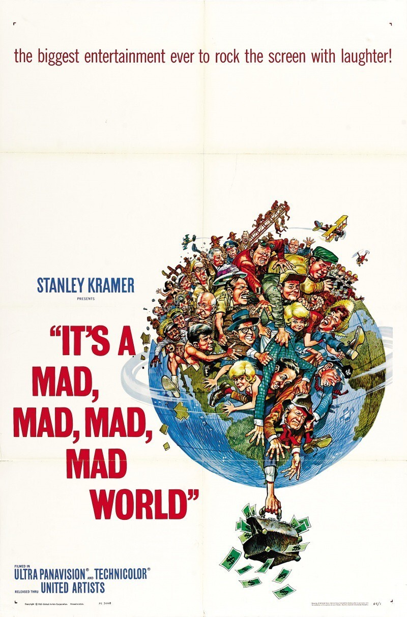151. «Это безумный, безумный, безумный, безумный мир»/  It's a Mad, Mad, Mad, Mad World (США. 1963. реж. Стэнли Крамер) 24.1 млн чел.