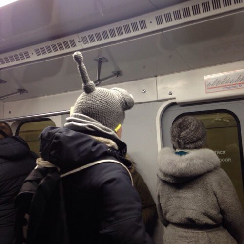 Поднимаем настроение! "Стильные" люди в метро!