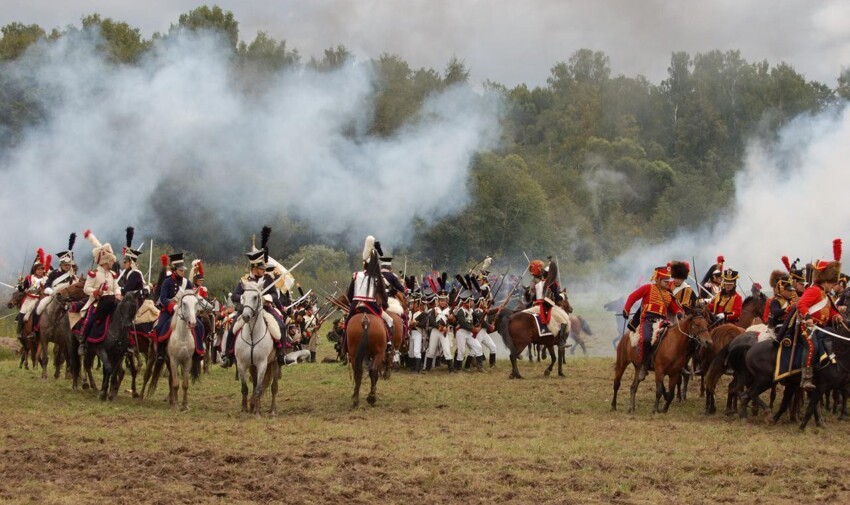 Подвиг батареи полковника Никитина в сражении под Красным в 1812 году