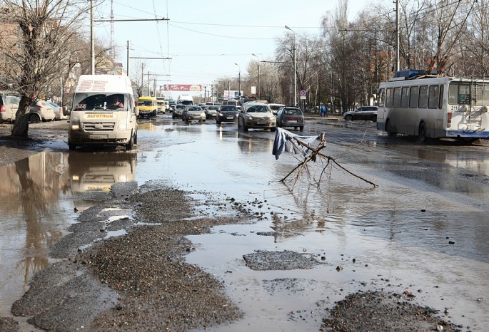 Суровые омские дороги