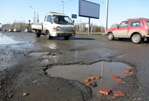 Суровые омские дороги