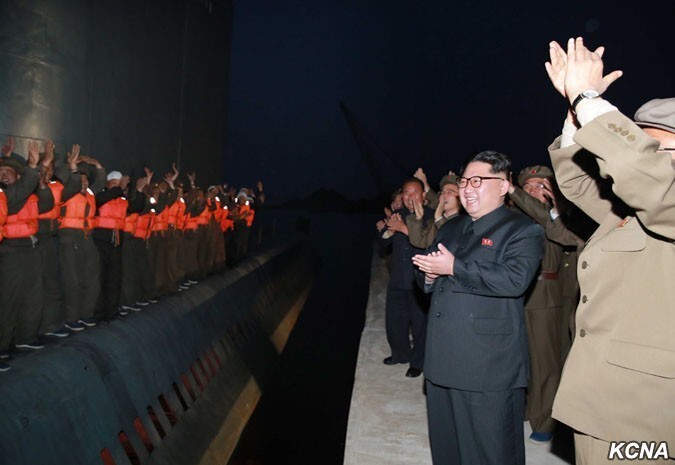 Очередное испытание северокорейской баллистической ракеты подводного старта