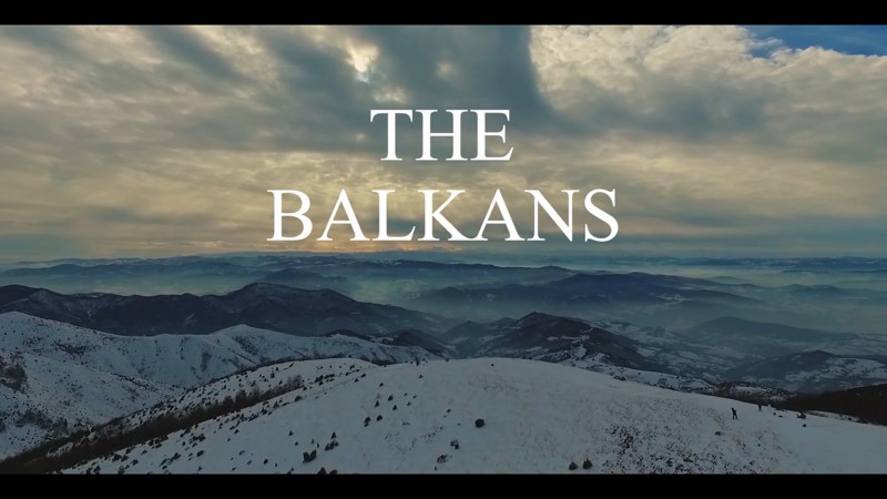 Красивые Балканские горы с квадрокоптера DJI Phantom 3 