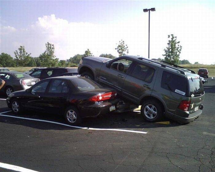 Когда нету места для парковке
