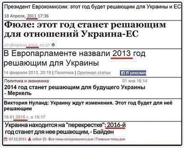 Пять лет на перекрёстке