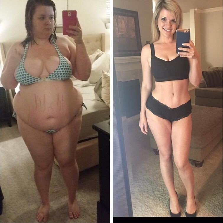 Фантастическое преображение девушки, после того как она избавилась от 70 кг лишнего веса.. и парня  