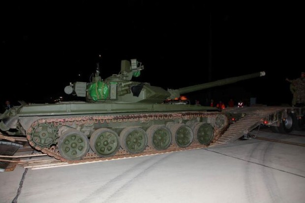 В Армению доставлен призовой танк Т-90С