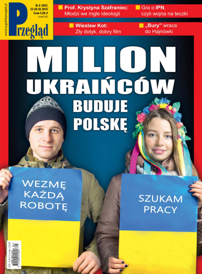 Так как согласно снимкам из журнала, украинские жители ищут работу в Польше и другой части Европейского союза. Более того, под этими снимками также напечатала статья под названием «Миллион украинцев строит Польшу».