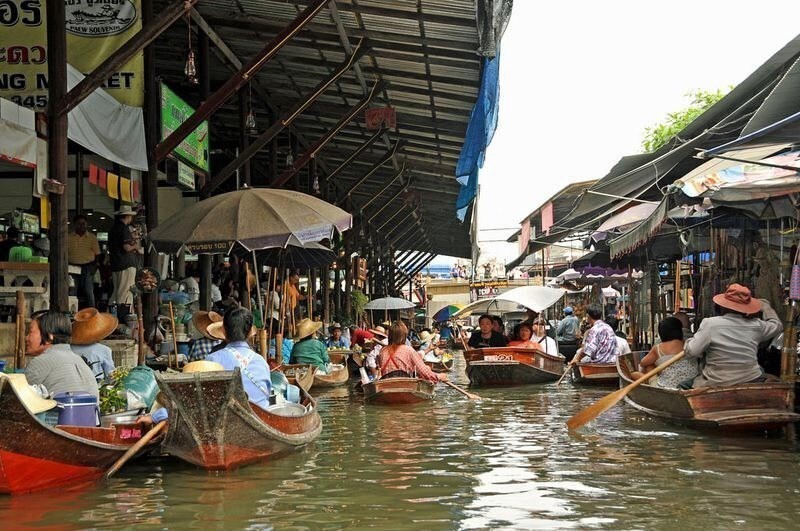 Плавучие рынки юго-восточной Азии