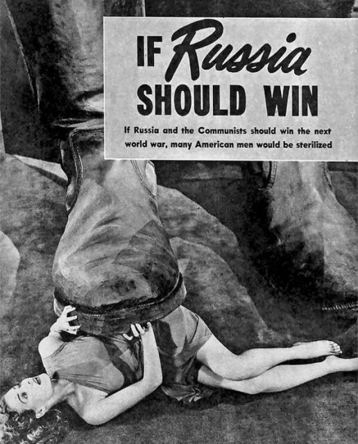 2. «Если Россия одержит победу!» – американский плакат времен Холодной войны...
