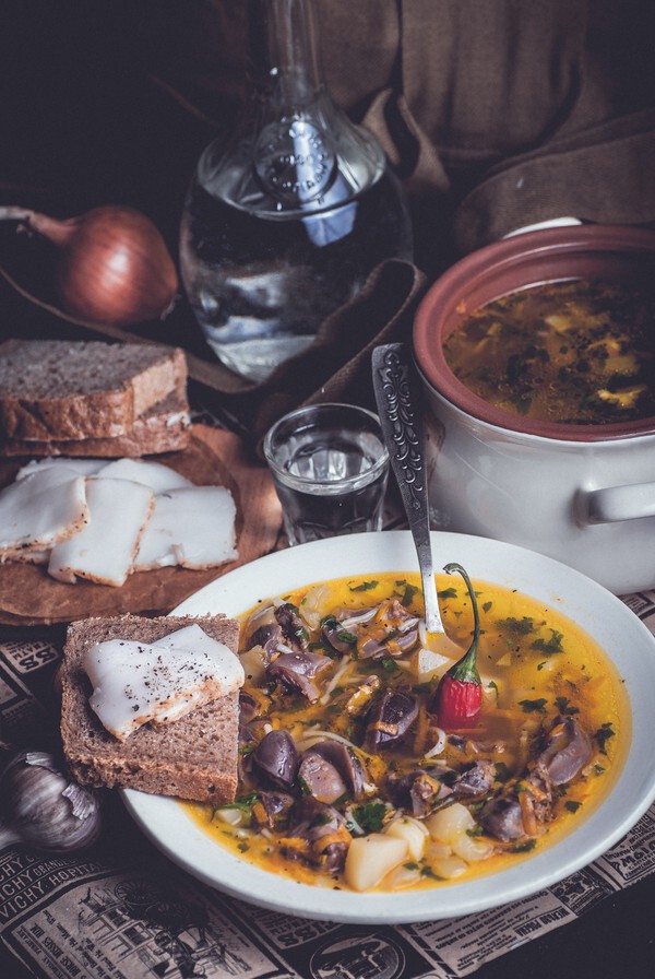 Суп с потрошками для Глеба Жеглова. "Литературная кухня"