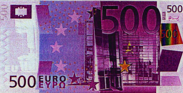 Европейский Центральный Банк начал изымать купюры в €500