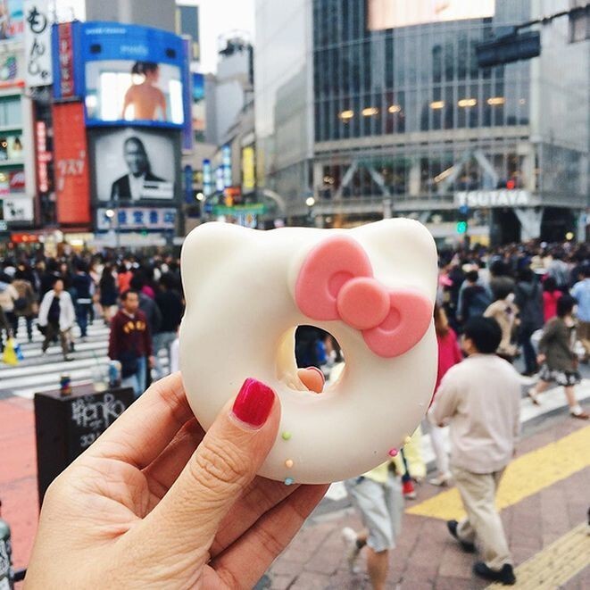 Пончик Hello Kitty, Япония.
