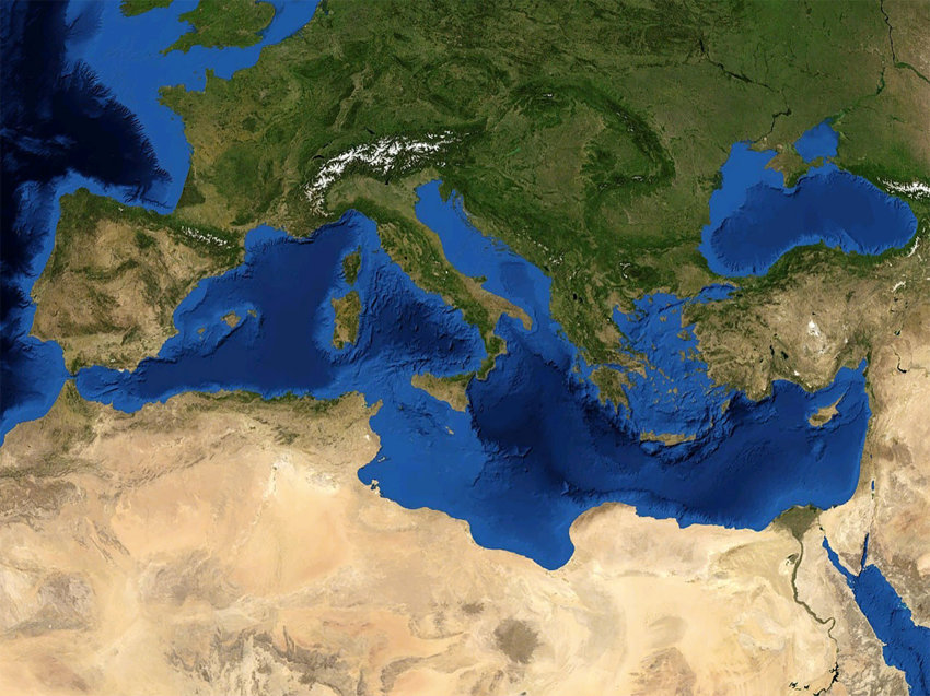 Государство, которому принадлежало всё побережье Средиземного моря