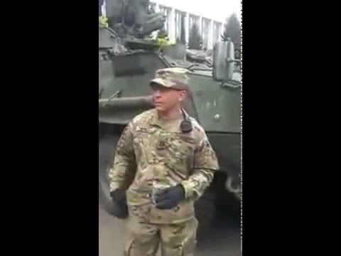 Военные США в Кишиневе с благодарностью приняли георгиевские ленточки 