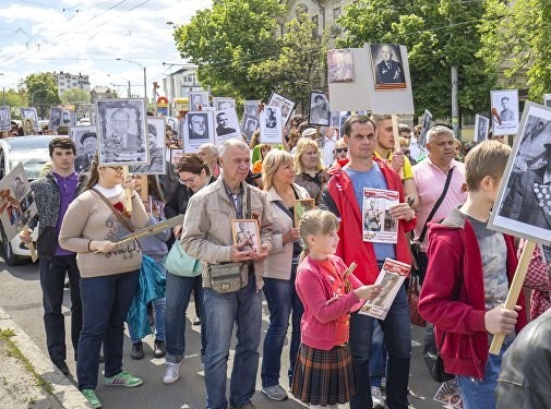 "Бессмертный полк" в Кишиневе