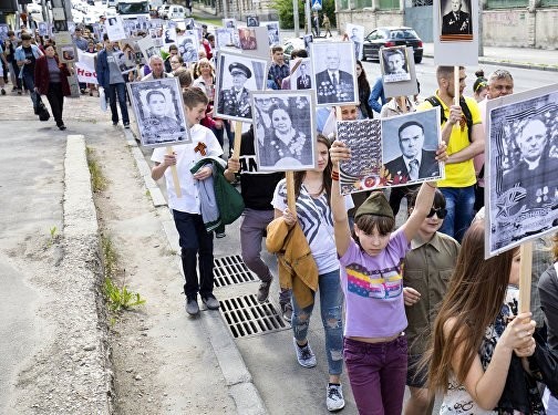 "Бессмертный полк" в Кишиневе