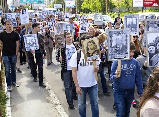 "Бессмертный полк" в Кишиневе