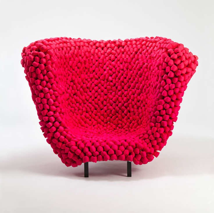 Цветастый плетёный стул: мастер-класс по созданию этого чуда
