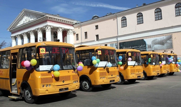 Муниципалитеты Тверской области получили 24 новых школьных автобуса ПАЗ