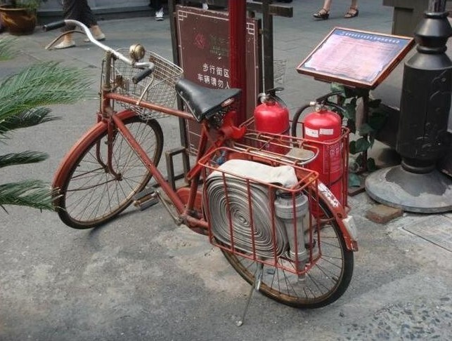 Велосипед пожарного реагирования