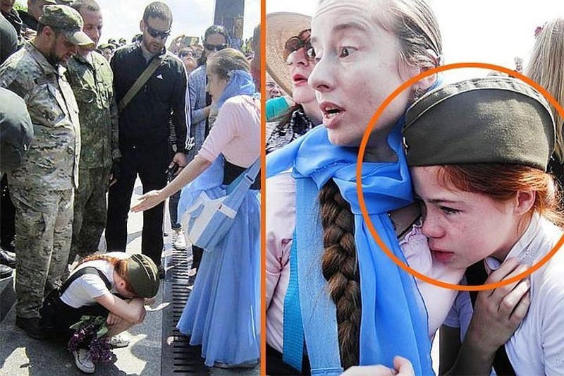 Неонацисты, напавшие на девочку из-за георгиевской ленточки в Киеве, опознаны